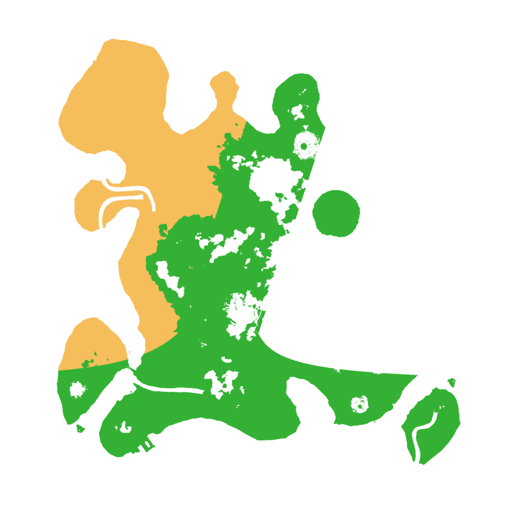 Biome Rust Map: Procedural Map, Size: 3000, Seed: 82385