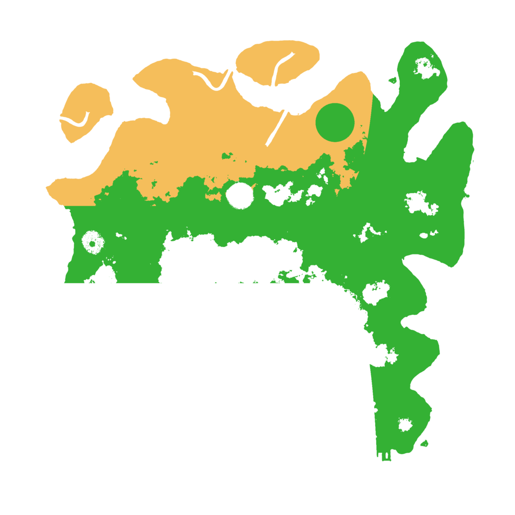 Biome Rust Map: Procedural Map, Size: 3500, Seed: 202304255