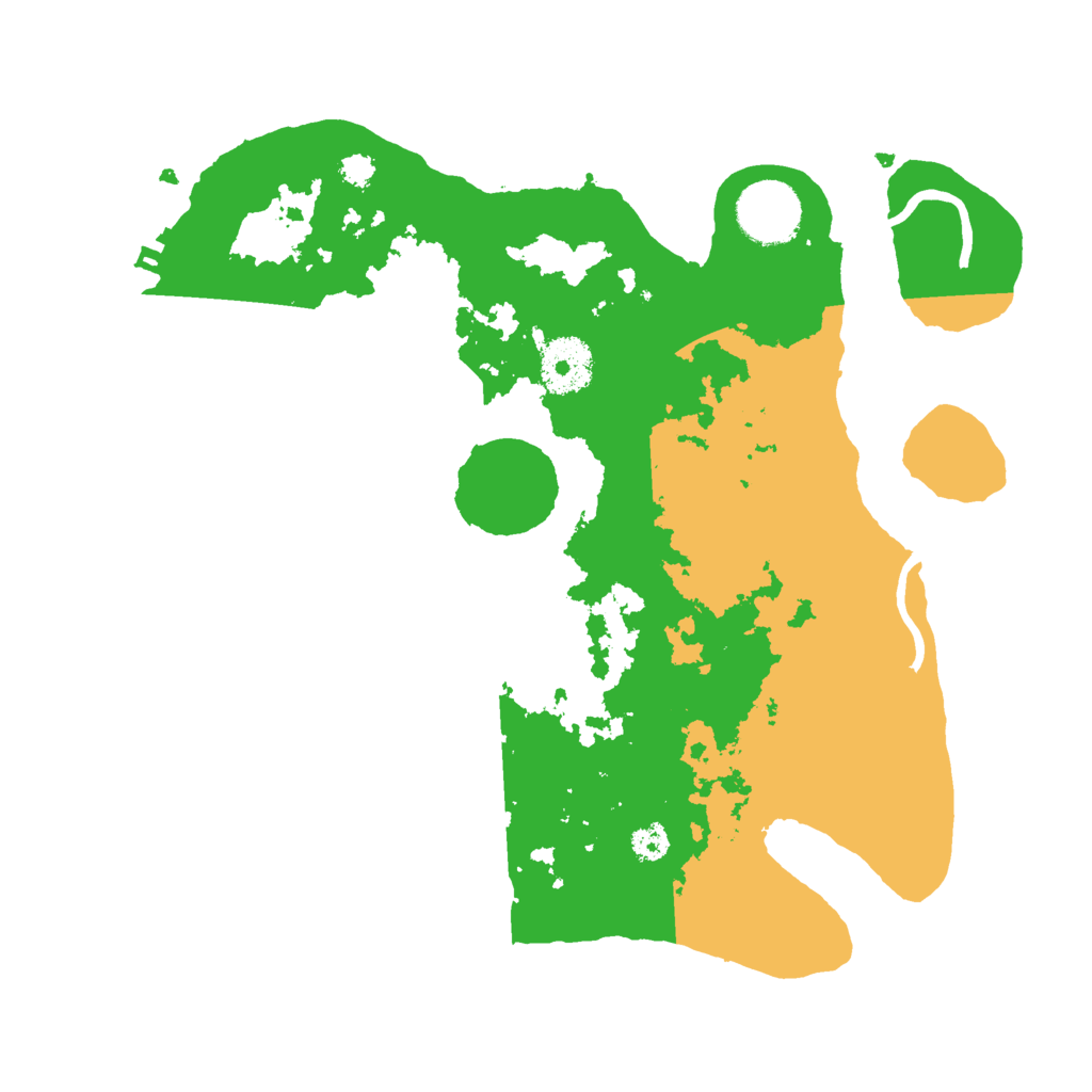 Biome Rust Map: Procedural Map, Size: 3000, Seed: 13540