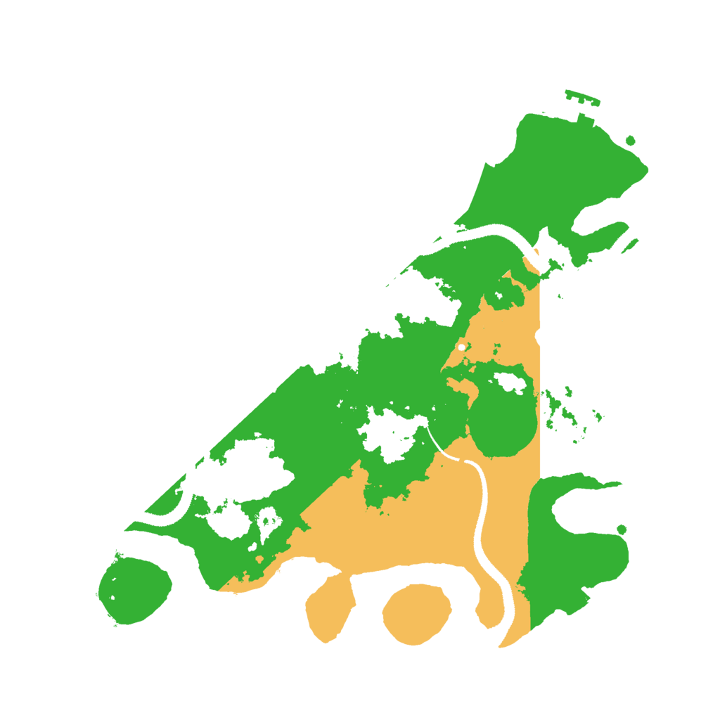 Biome Rust Map: Procedural Map, Size: 3000, Seed: 23318