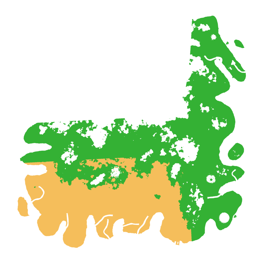 Biome Rust Map: Procedural Map, Size: 4500, Seed: 1817383895