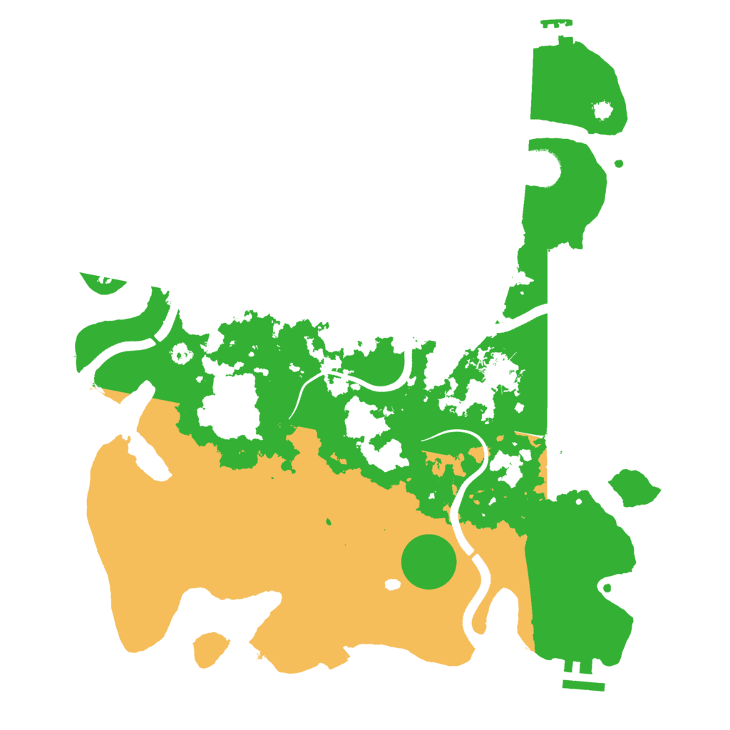 Biome Rust Map: Procedural Map, Size: 3500, Seed: 1577065592