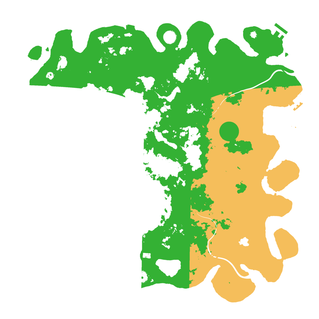 Biome Rust Map: Procedural Map, Size: 4300, Seed: 326012003