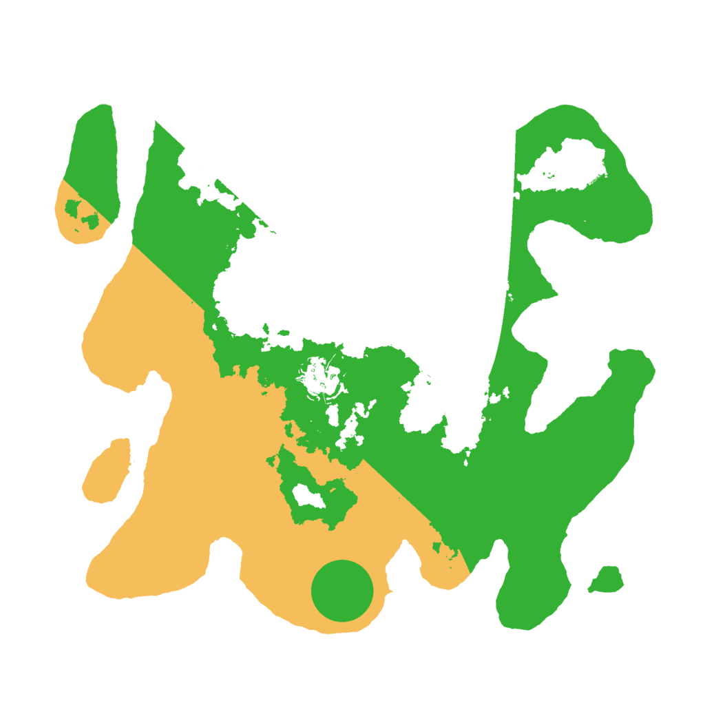 Biome Rust Map: Barren, Size: 3000, Seed: 863973879