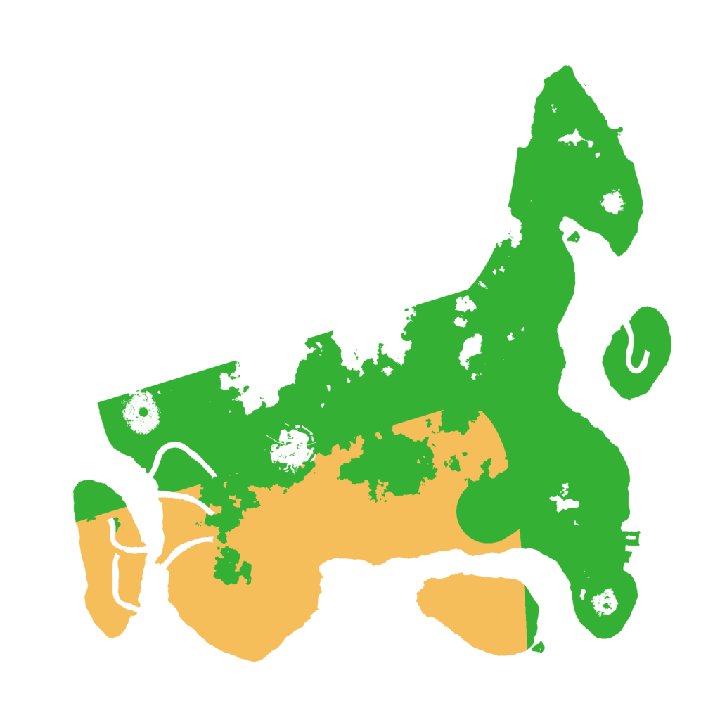 Biome Rust Map: Procedural Map, Size: 3000, Seed: 366094086
