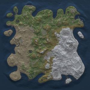 Thumbnail Rust Map: Procedural Map, Size: 4250, Seed: 359186809, 18 Monuments