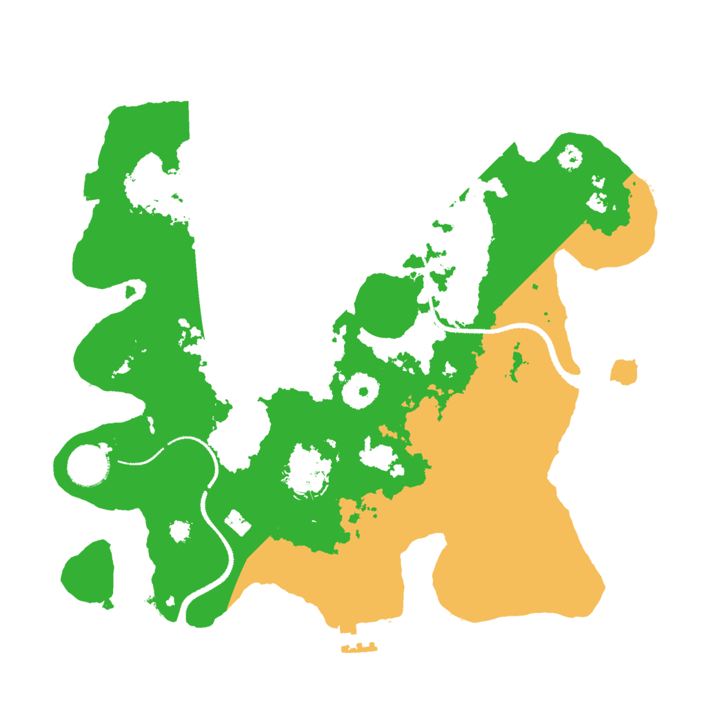 Biome Rust Map: Procedural Map, Size: 3000, Seed: 5660