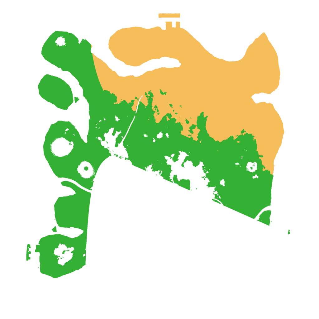 Biome Rust Map: Procedural Map, Size: 3000, Seed: 1376030053