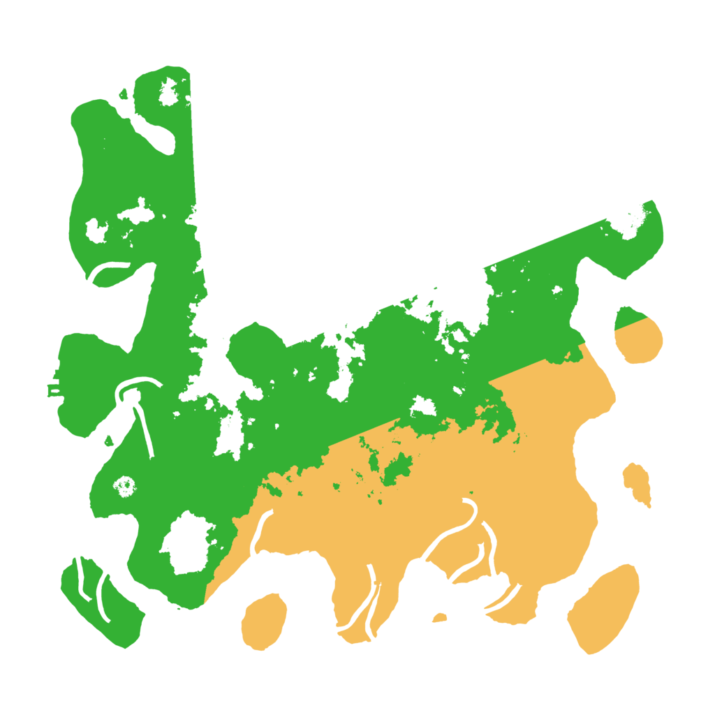 Biome Rust Map: Procedural Map, Size: 3500, Seed: 1765707615