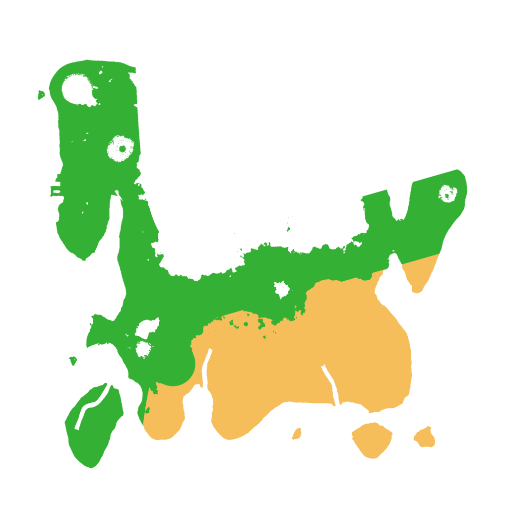 Biome Rust Map: Procedural Map, Size: 3000, Seed: 75962382