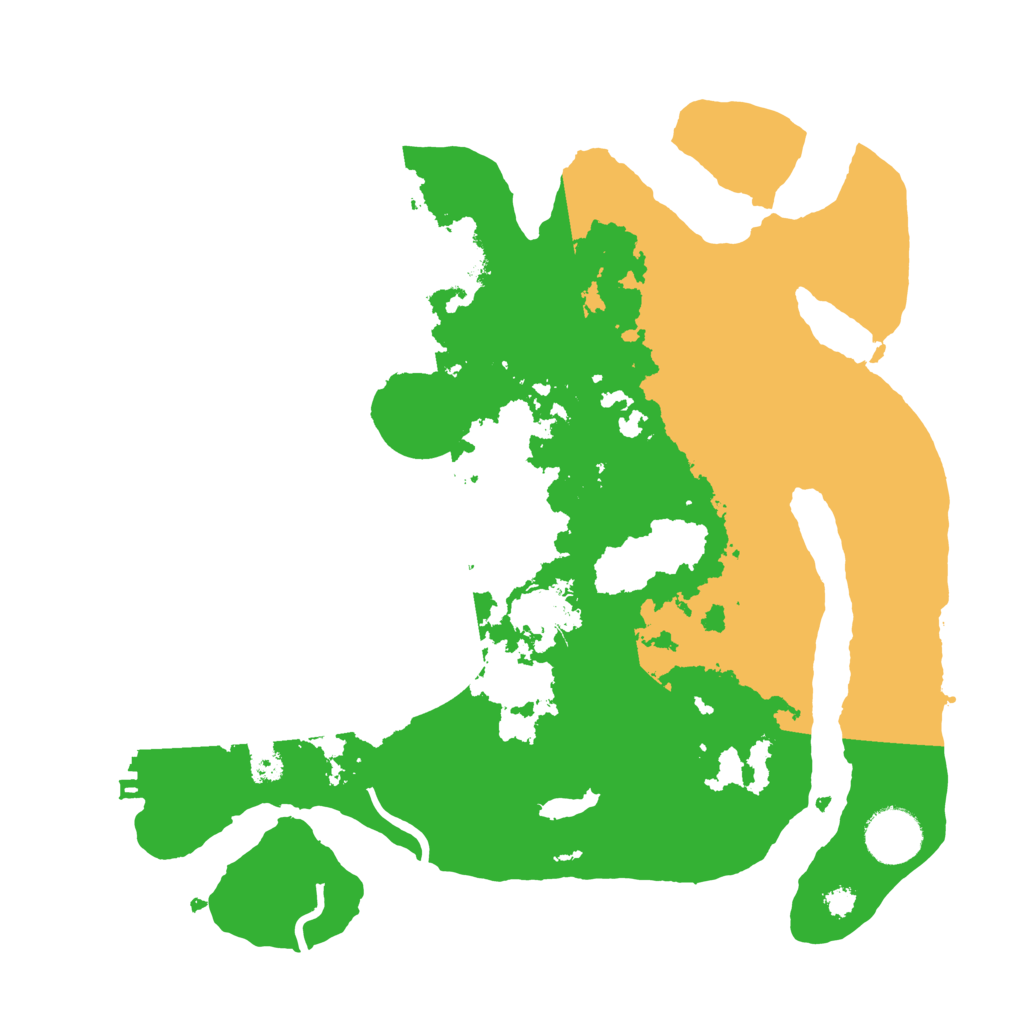 Biome Rust Map: Procedural Map, Size: 3200, Seed: 24567