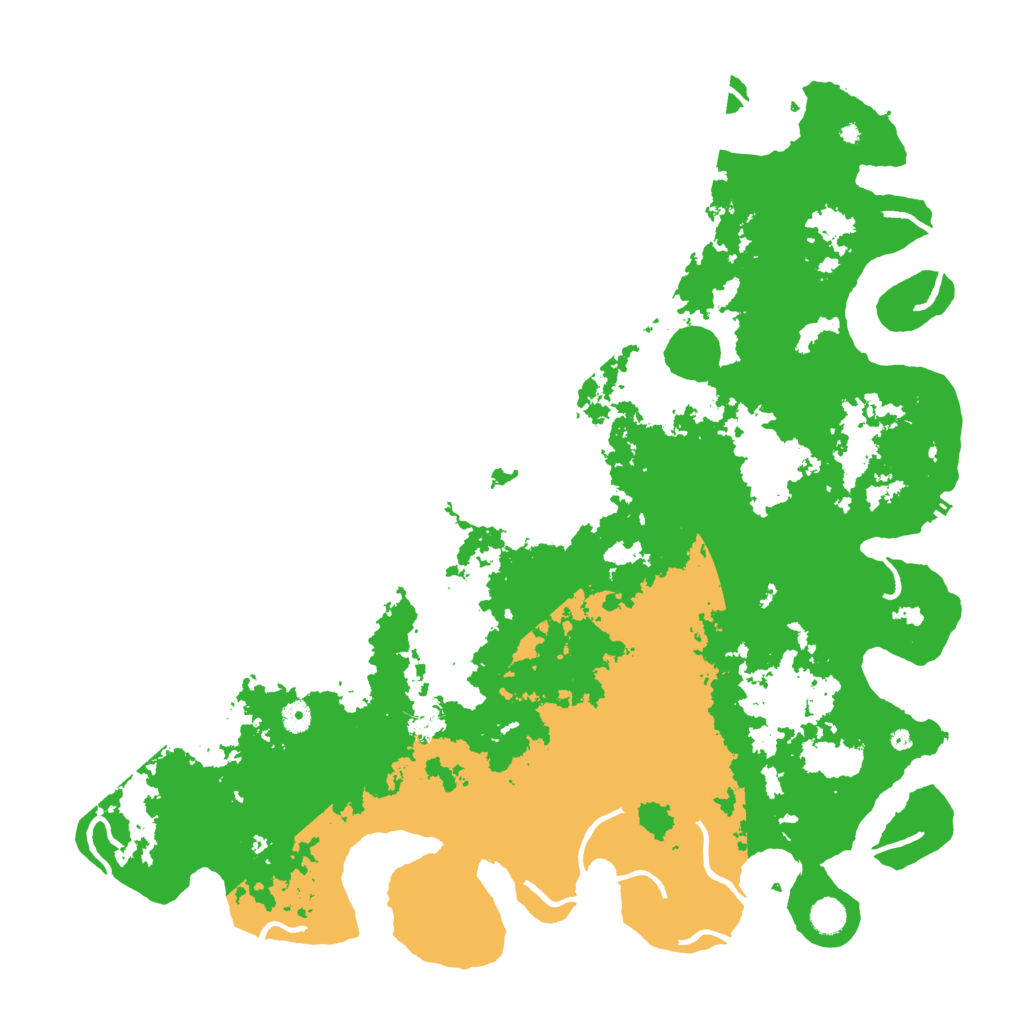 Biome Rust Map: Procedural Map, Size: 5000, Seed: 545303051