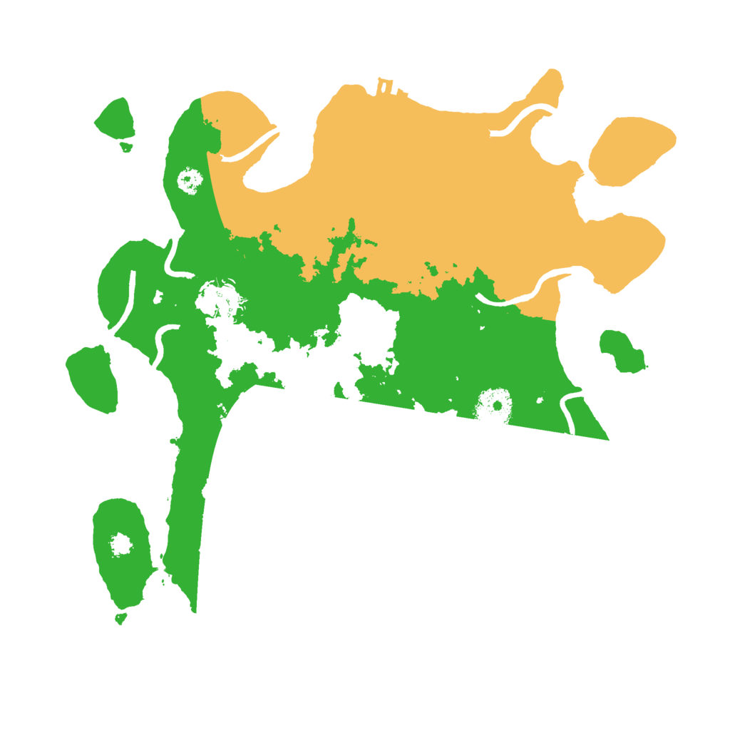 Biome Rust Map: Procedural Map, Size: 3000, Seed: 216351307