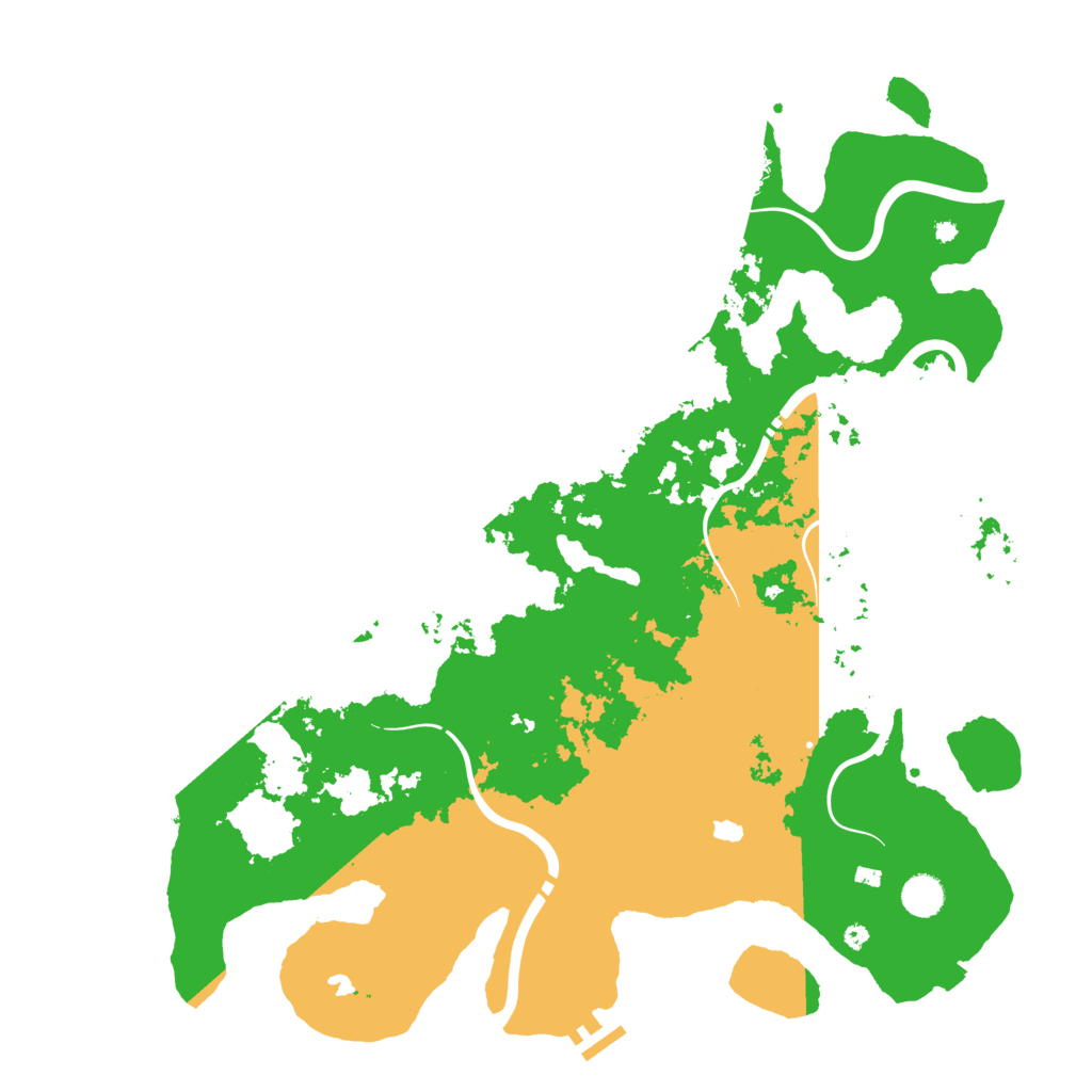 Biome Rust Map: Procedural Map, Size: 4500, Seed: 1352815400