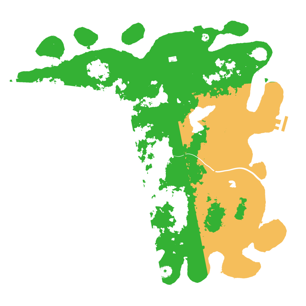 Biome Rust Map: Procedural Map, Size: 4000, Seed: 1222