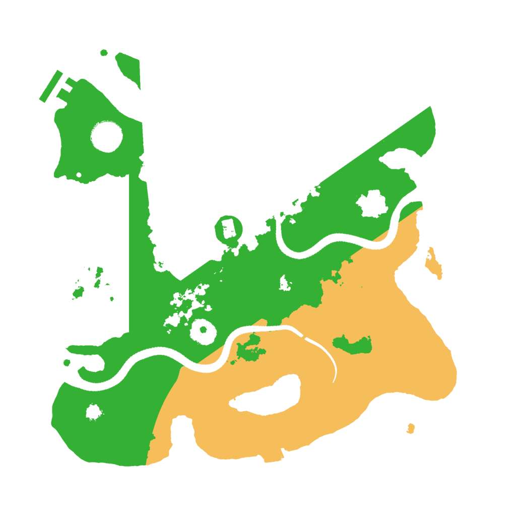 Biome Rust Map: Procedural Map, Size: 3000, Seed: 3973