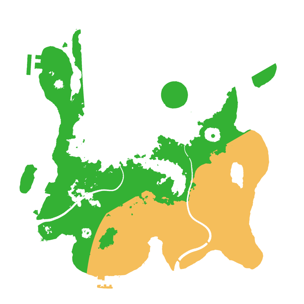 Biome Rust Map: Procedural Map, Size: 3000, Seed: 21359