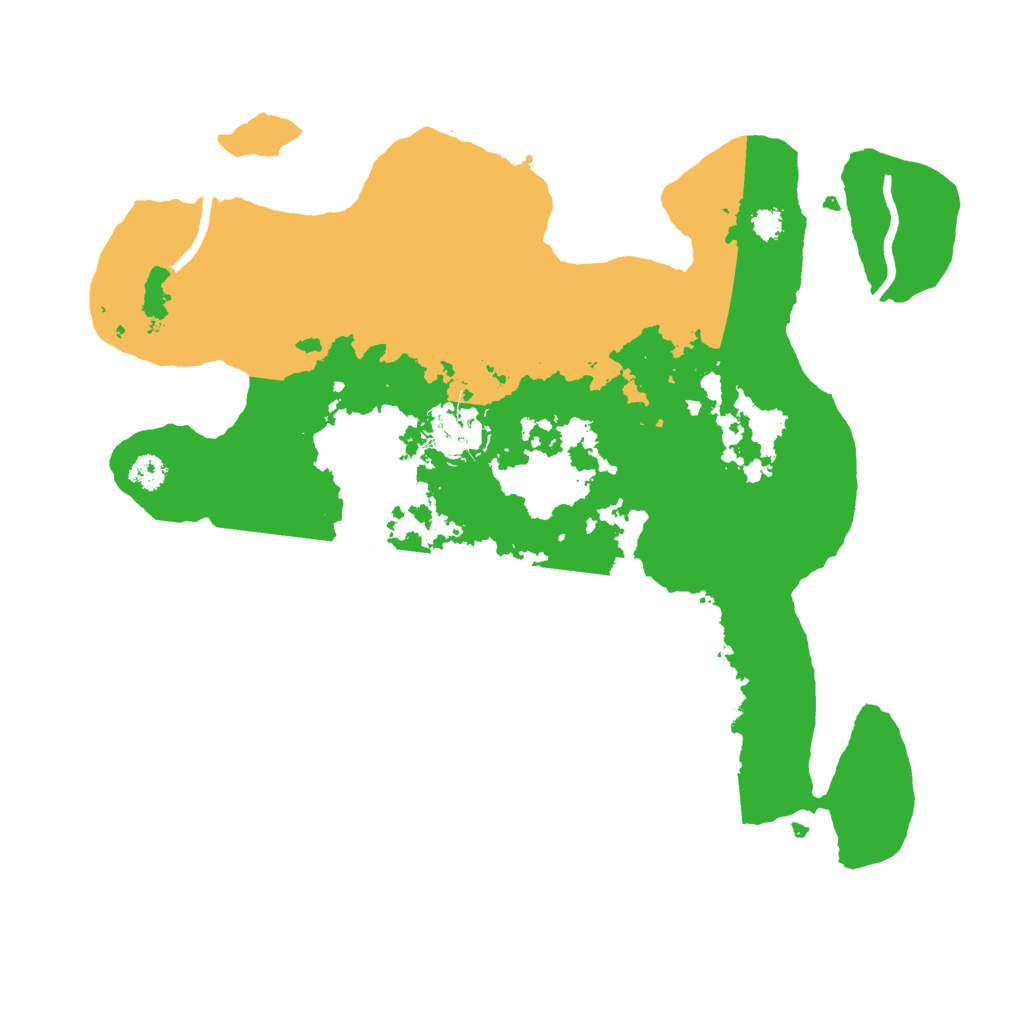 Biome Rust Map: Procedural Map, Size: 3000, Seed: 1623337