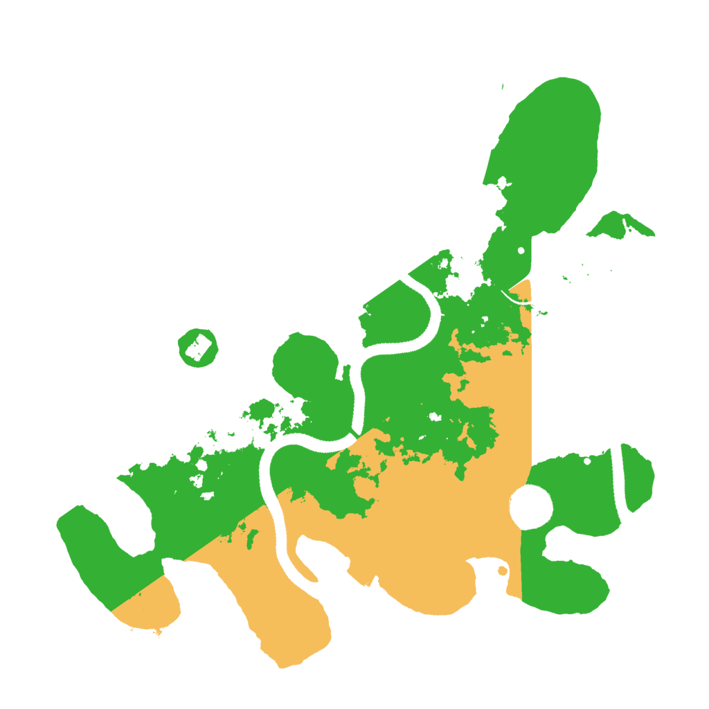 Biome Rust Map: Procedural Map, Size: 3000, Seed: 17524