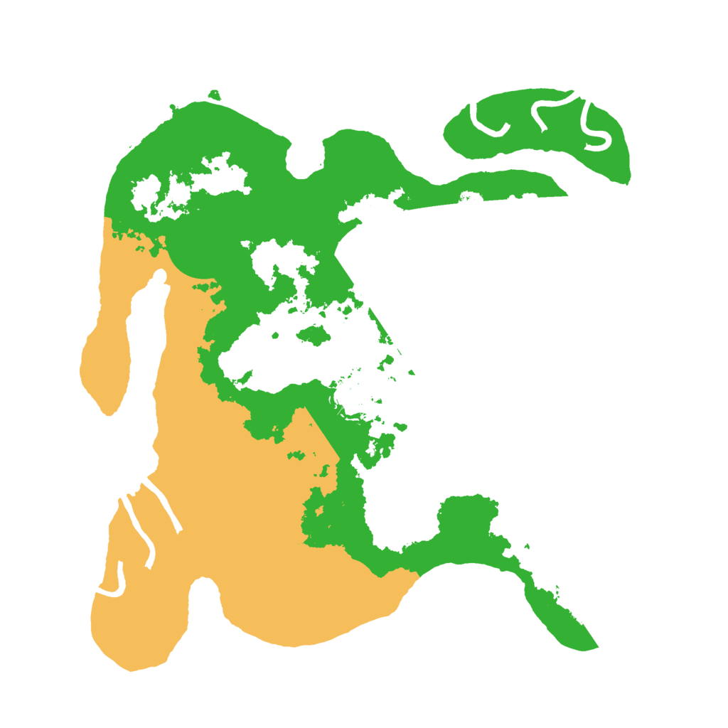 Biome Rust Map: Procedural Map, Size: 3000, Seed: 4891
