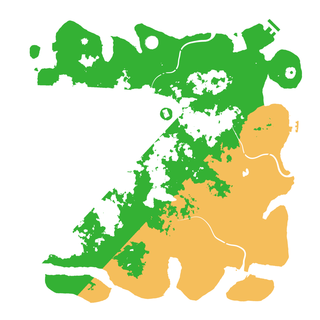 Biome Rust Map: Procedural Map, Size: 4250, Seed: 1168915302