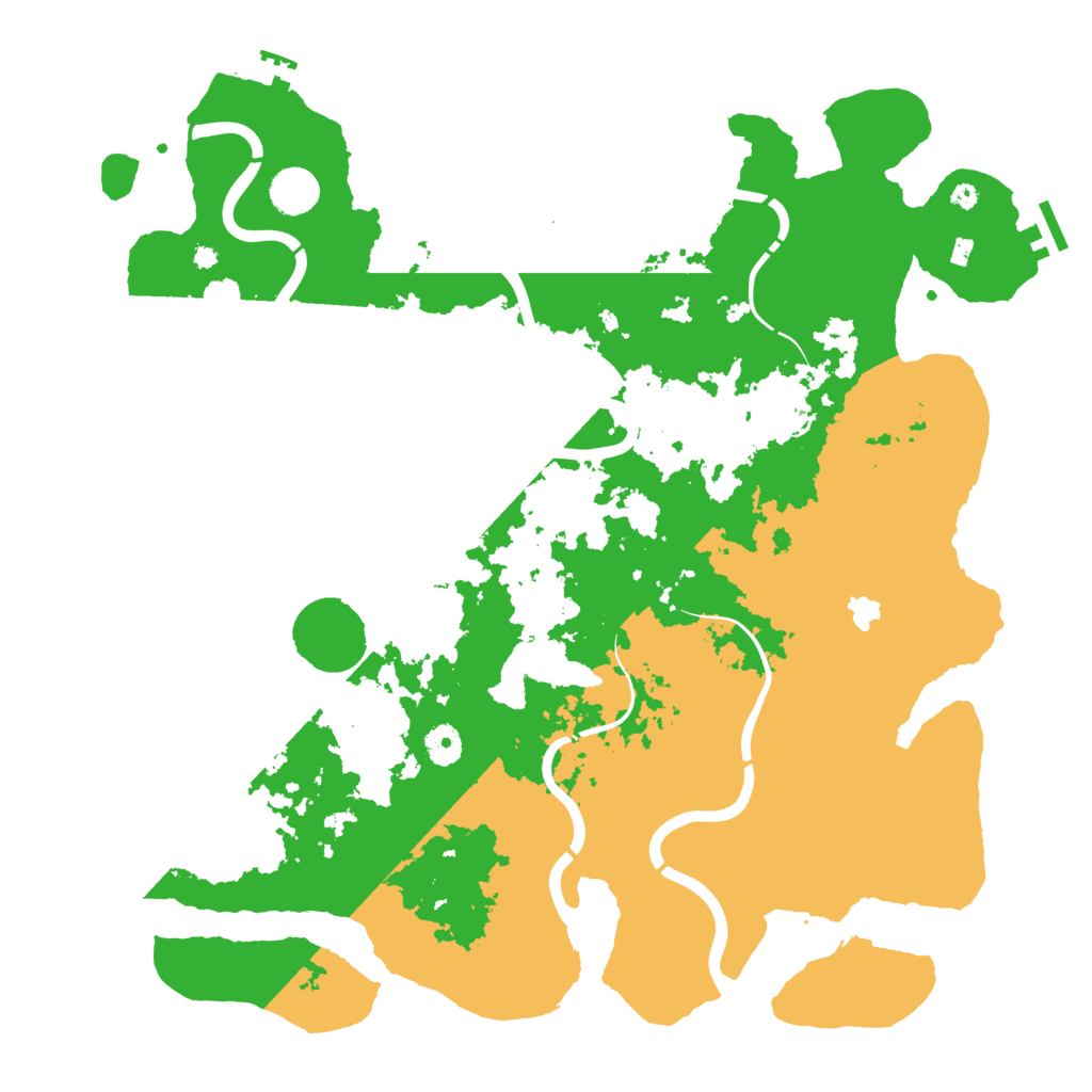 Biome Rust Map: Procedural Map, Size: 4250, Seed: 1168915302