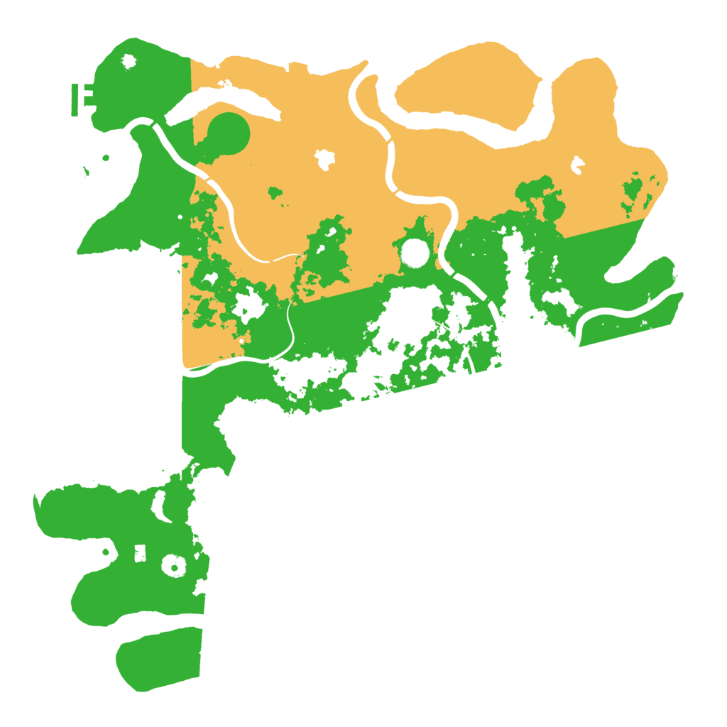 Biome Rust Map: Procedural Map, Size: 4500, Seed: 932490221