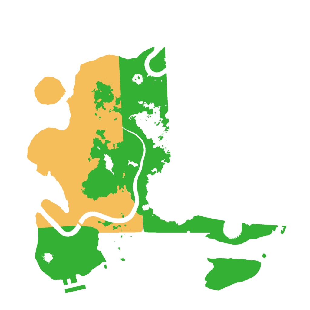 Biome Rust Map: Procedural Map, Size: 3000, Seed: 1945271184