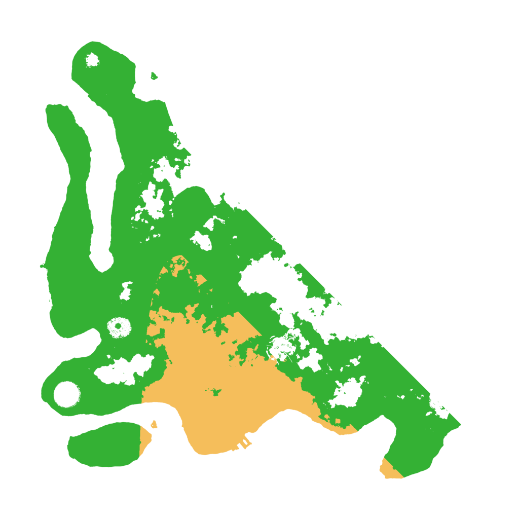 Biome Rust Map: Procedural Map, Size: 3500, Seed: 42328