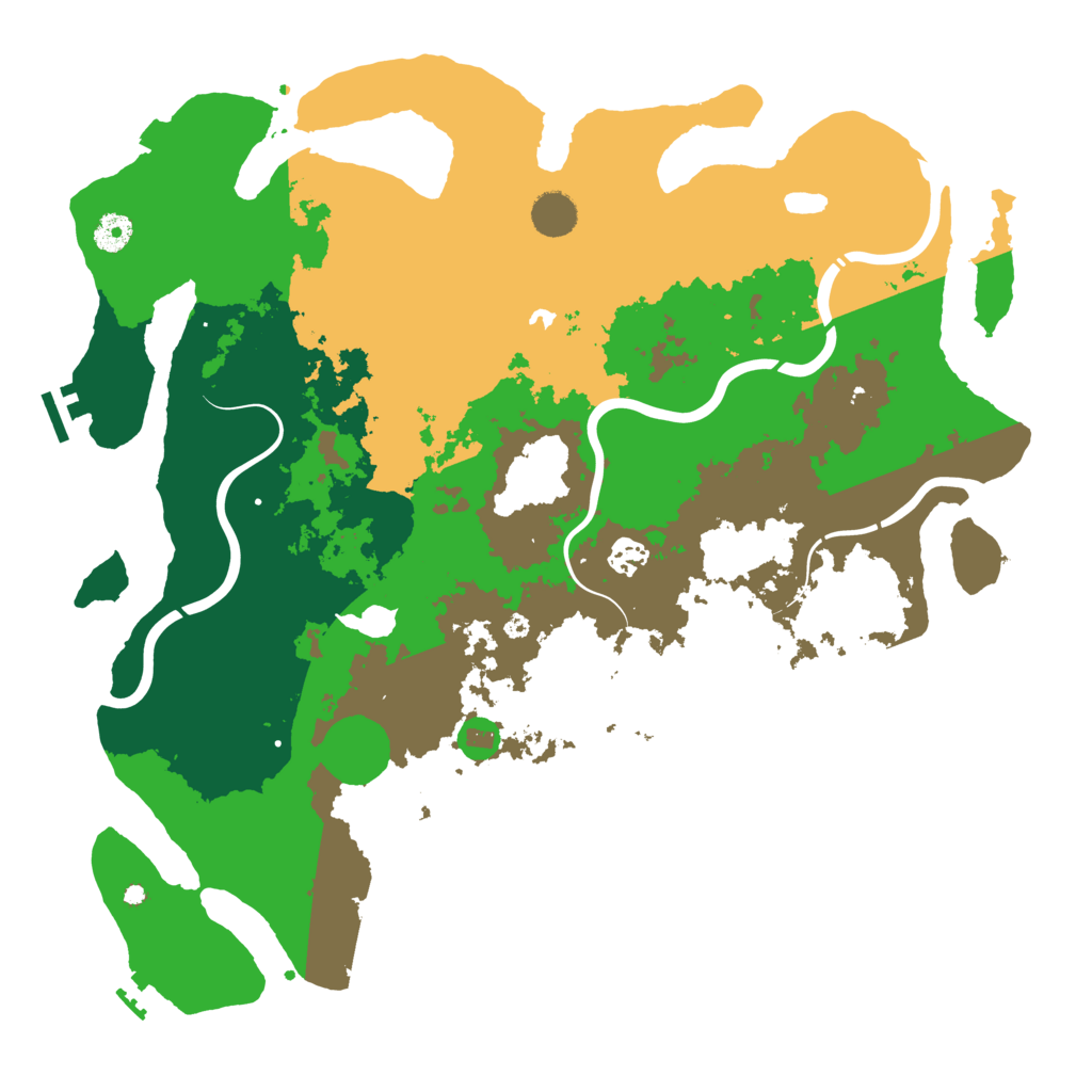 Biome Rust Map: Procedural Map, Size: 4250, Seed: 23256