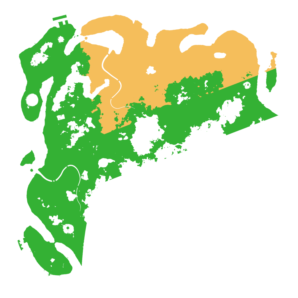 Biome Rust Map: Procedural Map, Size: 4250, Seed: 23256