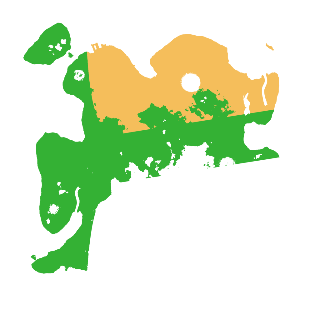 Biome Rust Map: Procedural Map, Size: 3000, Seed: 25530