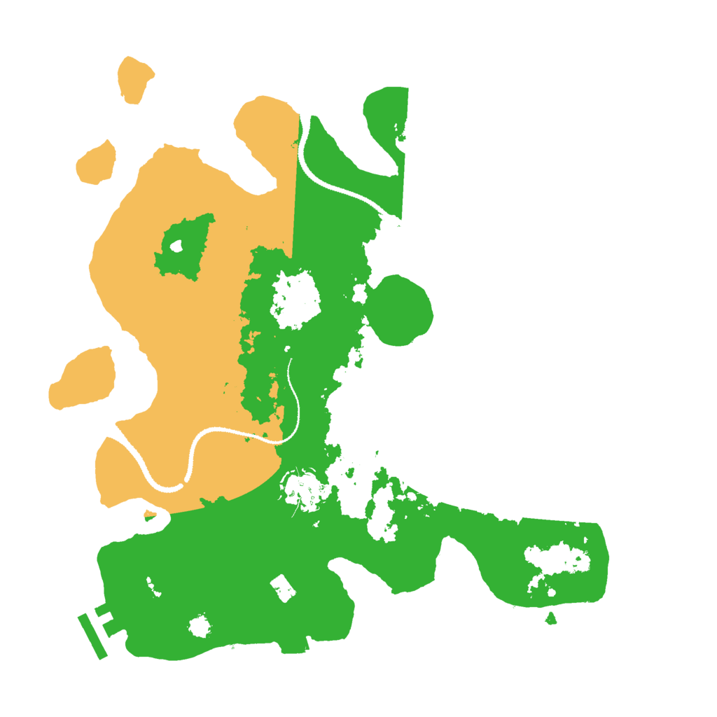 Biome Rust Map: Procedural Map, Size: 3000, Seed: 6562
