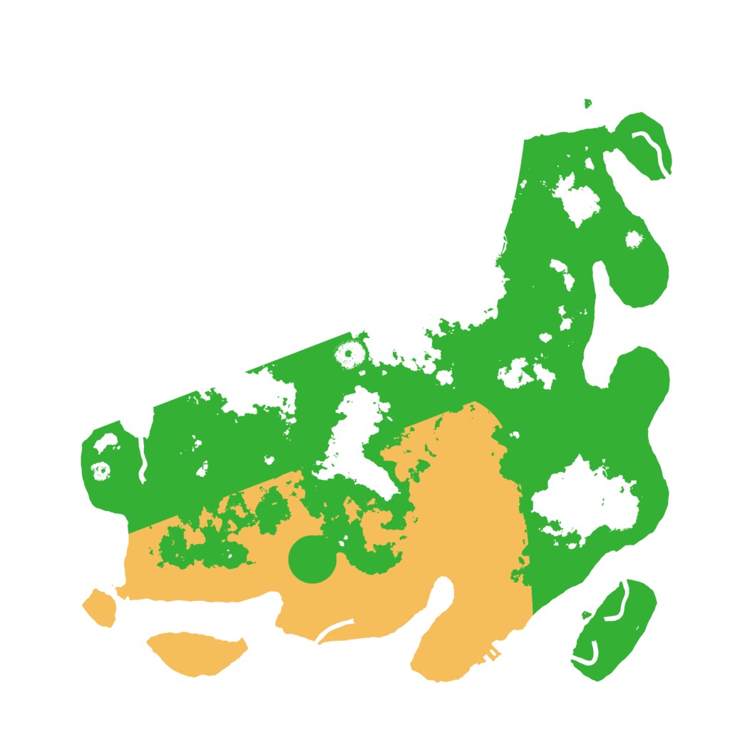 Biome Rust Map: Procedural Map, Size: 4000, Seed: 54731