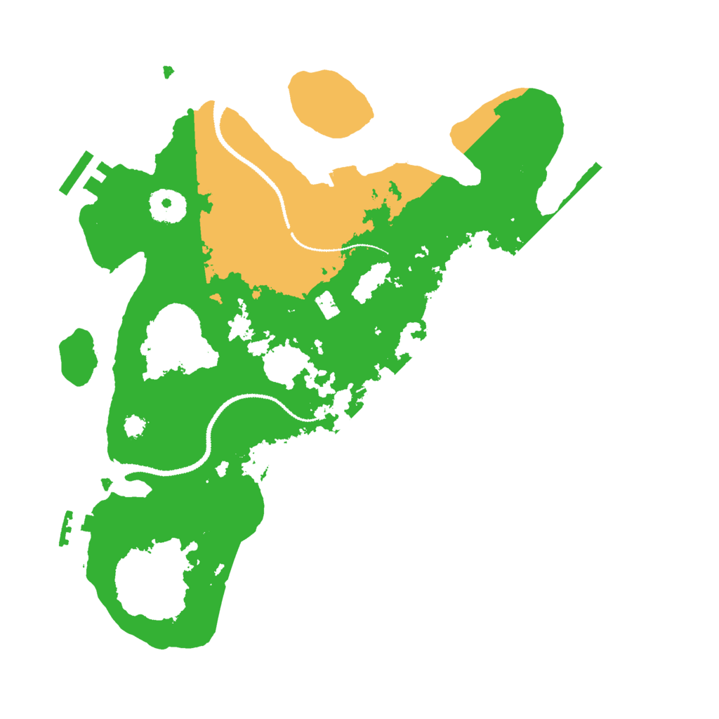 Biome Rust Map: Procedural Map, Size: 3000, Seed: 29776