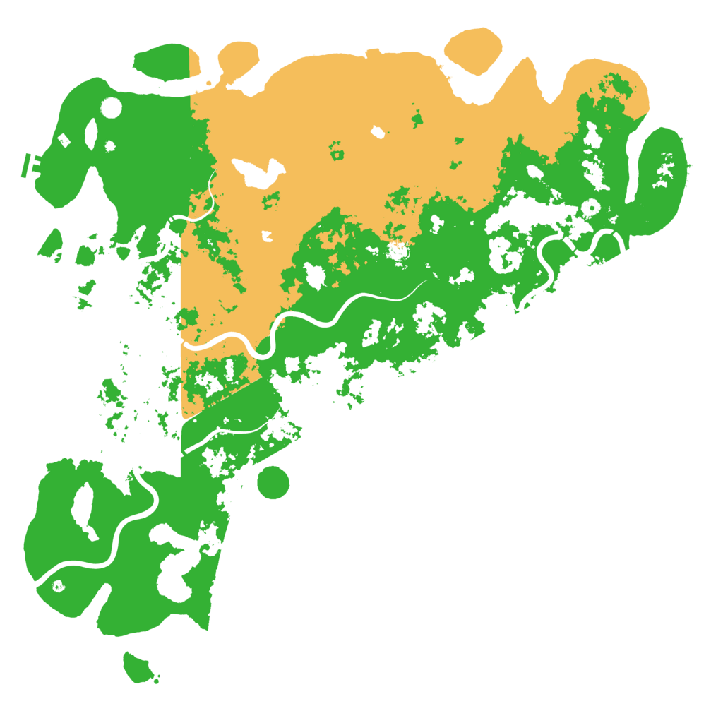 Biome Rust Map: Procedural Map, Size: 6000, Seed: 20230501
