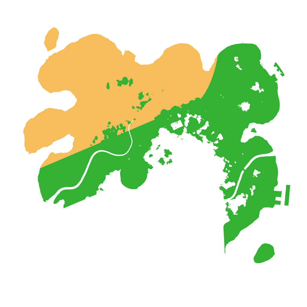 Biome Rust Map: Procedural Map, Size: 3000, Seed: 1685451495