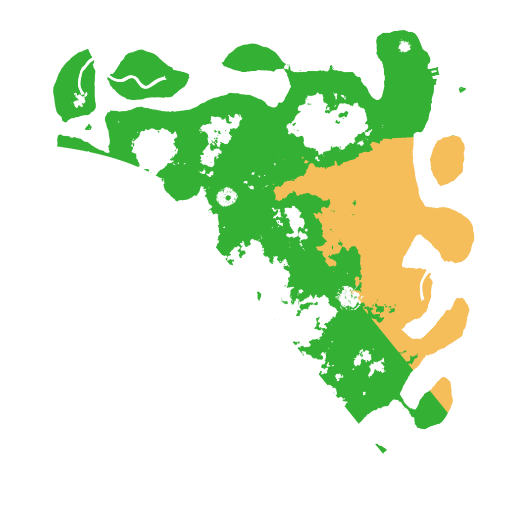Biome Rust Map: Procedural Map, Size: 3950, Seed: 55667795