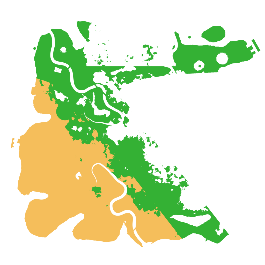 Biome Rust Map: Procedural Map, Size: 4000, Seed: 88949