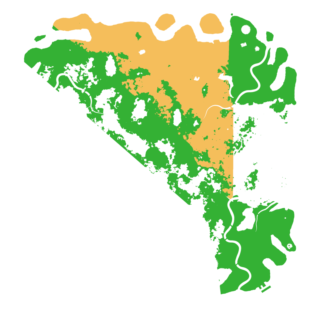 Biome Rust Map: Procedural Map, Size: 6000, Seed: 183840299