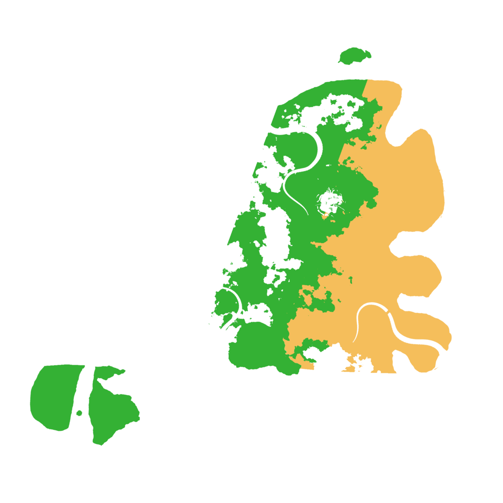 Biome Rust Map: Procedural Map, Size: 3600, Seed: 332029084