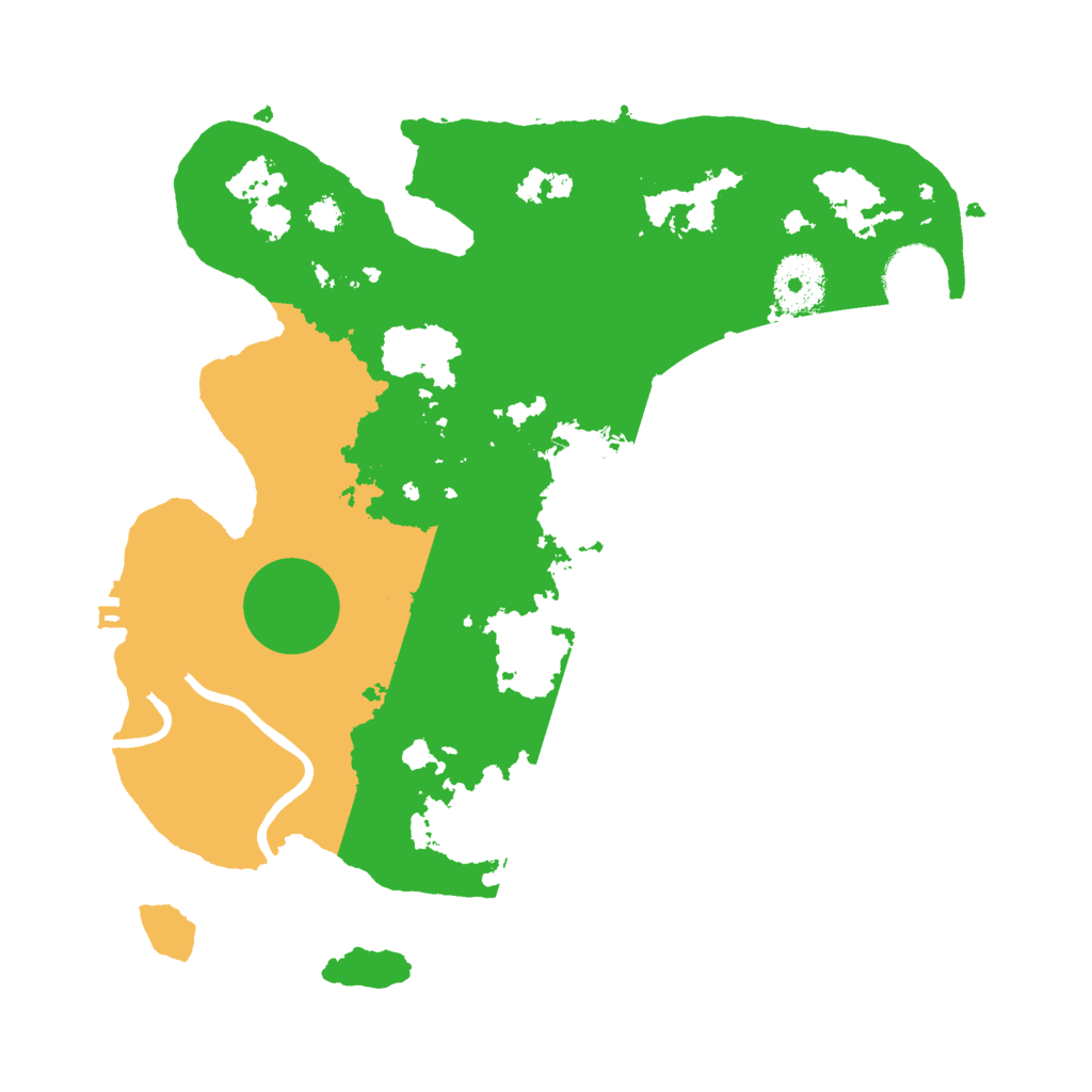 Biome Rust Map: Procedural Map, Size: 3000, Seed: 27803