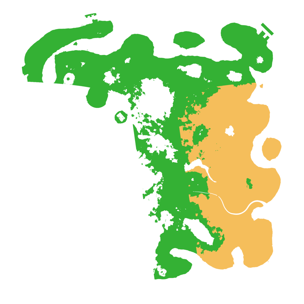 Biome Rust Map: Procedural Map, Size: 4000, Seed: 214836775
