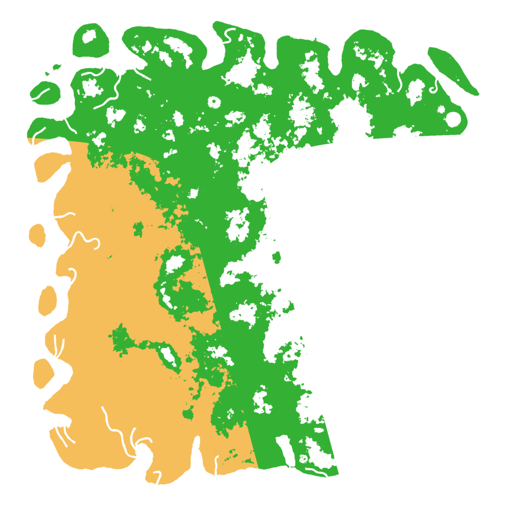 Biome Rust Map: Procedural Map, Size: 6000, Seed: 3024589