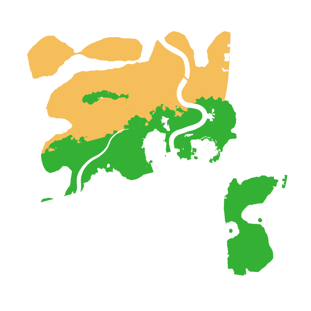 Biome Rust Map: Procedural Map, Size: 3000, Seed: 17837