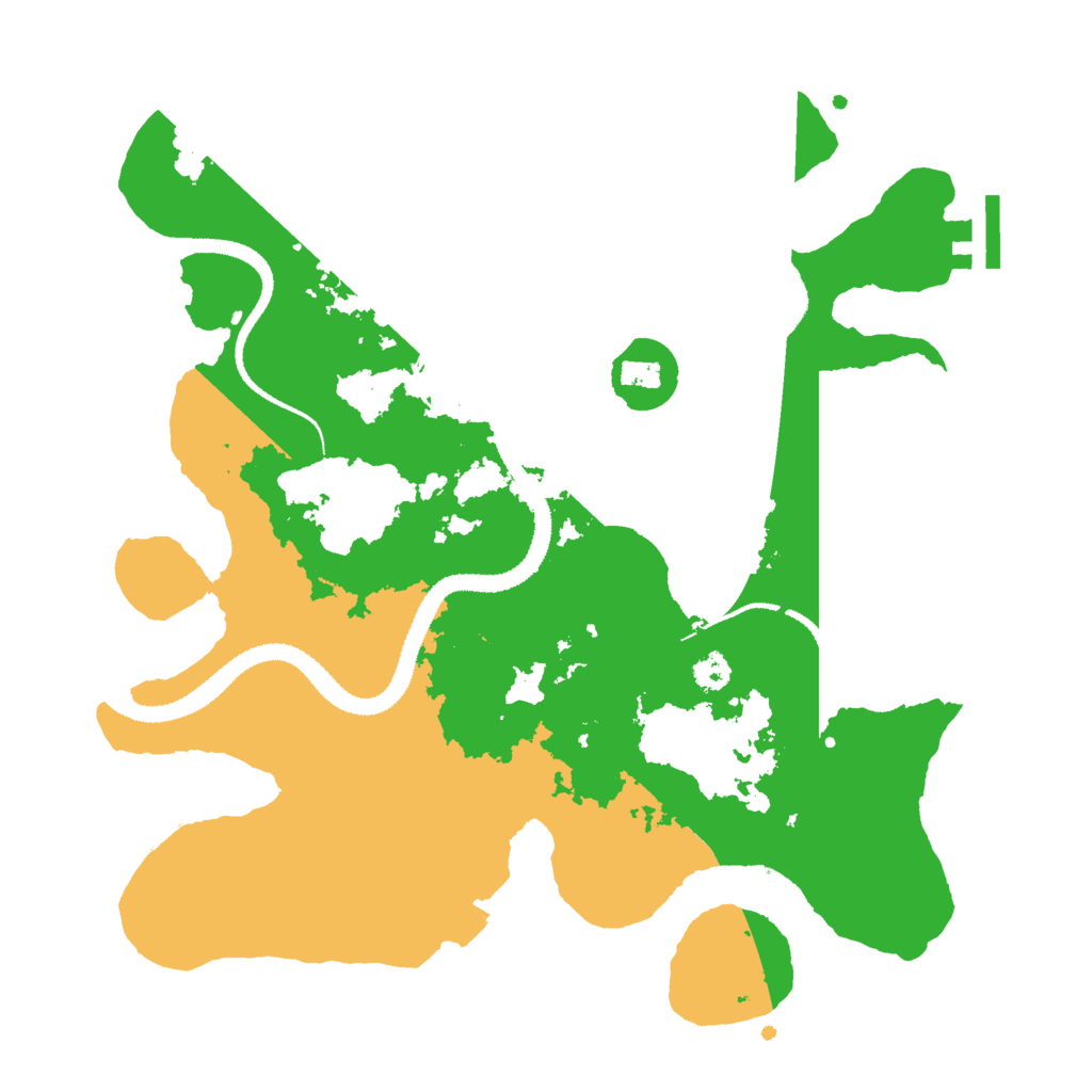 Biome Rust Map: Procedural Map, Size: 3000, Seed: 8542