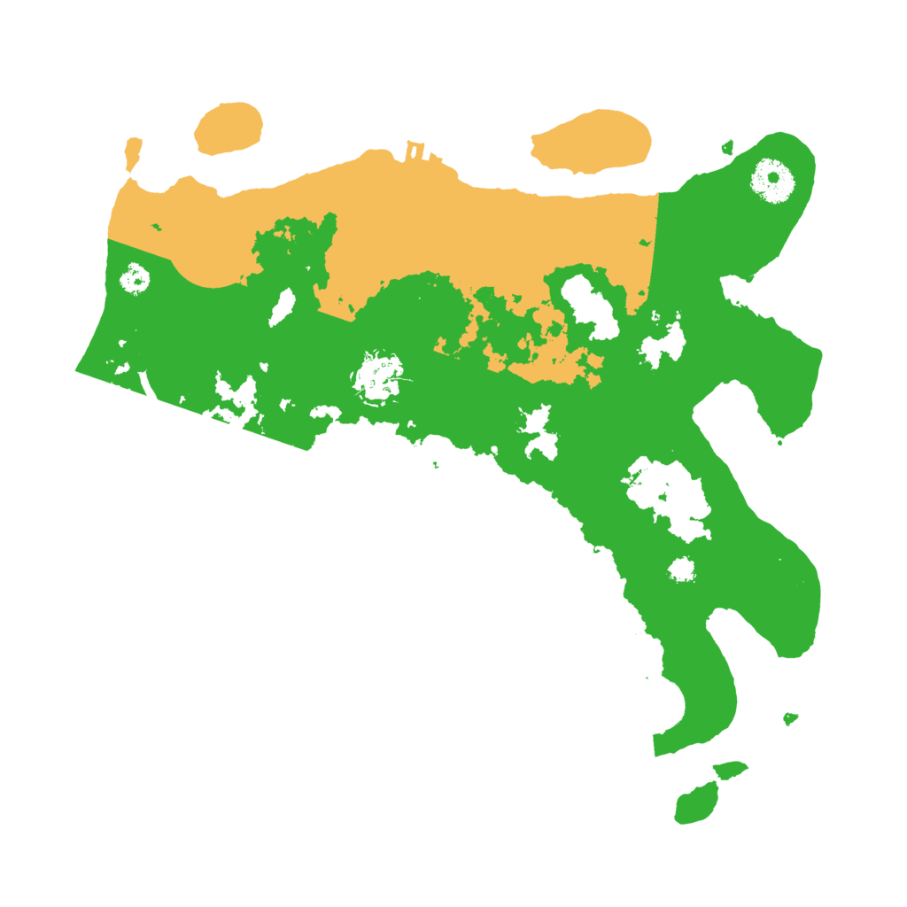 Biome Rust Map: Procedural Map, Size: 3200, Seed: 689777