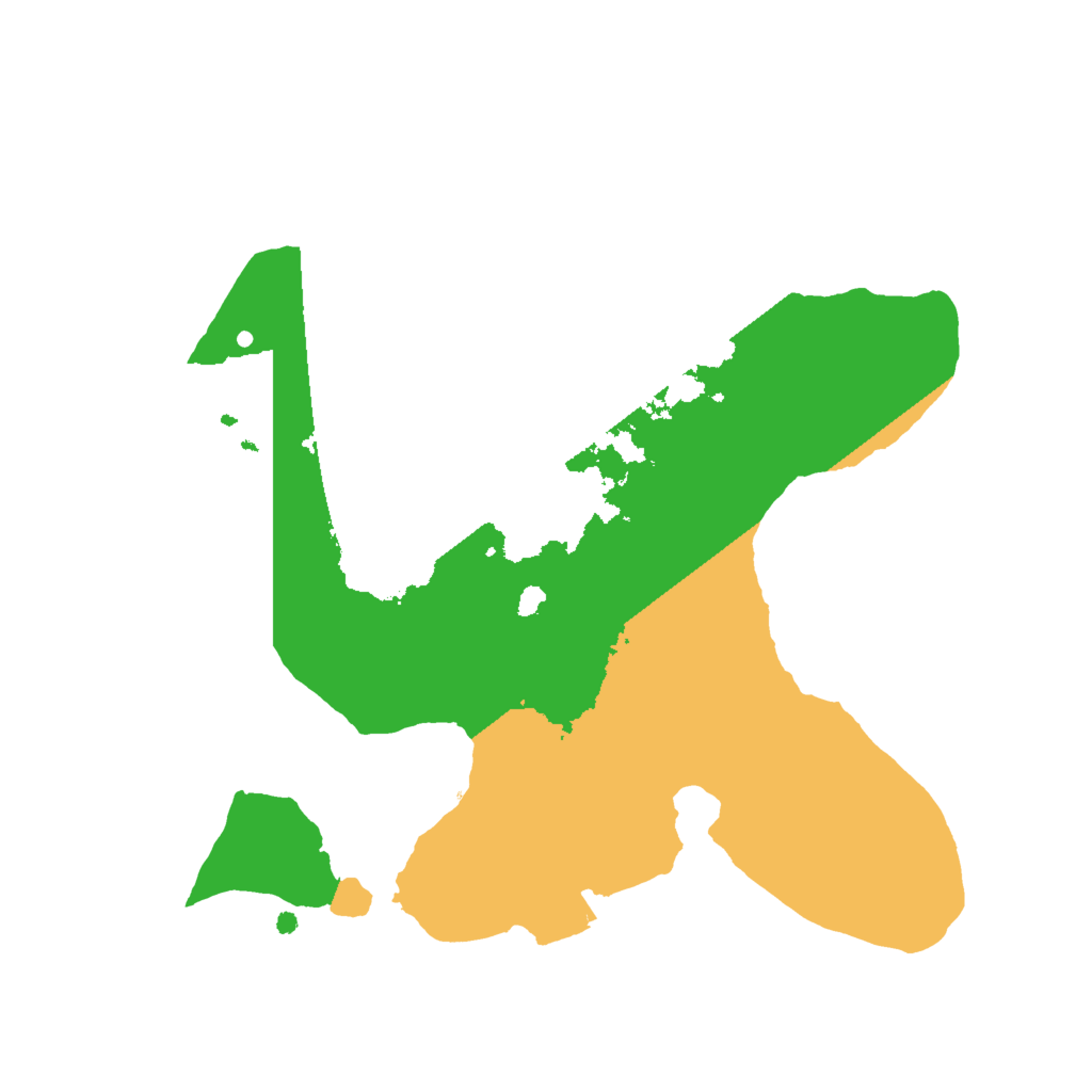 Biome Rust Map: Procedural Map, Size: 2000, Seed: 184528096