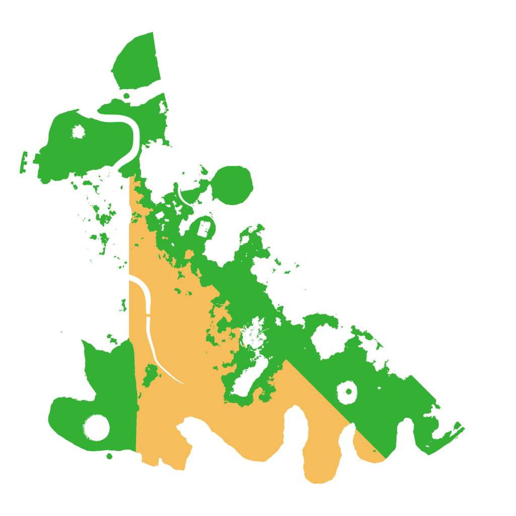 Biome Rust Map: Procedural Map, Size: 3500, Seed: 376668458