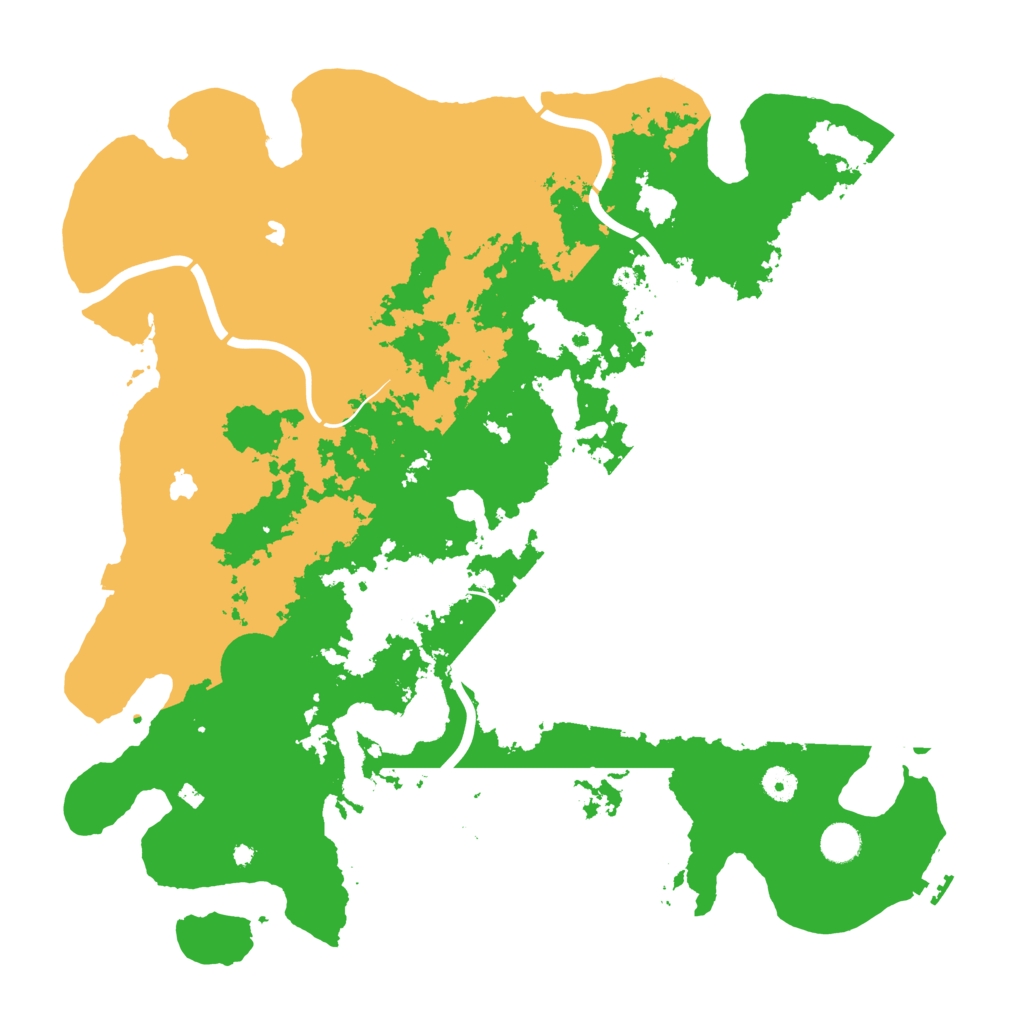 Biome Rust Map: Procedural Map, Size: 4500, Seed: 7259892